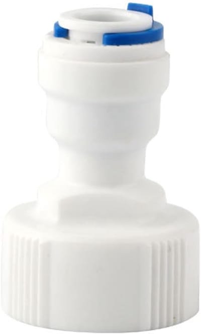 Snelle waterfilterverbindingen, 3/4" vrouwelijke draad voor 3/8" slang, geschikt voor waterzuiveraars en omgekeerde osmose systemen