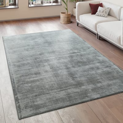 Paco Home Vloerkleed Woonkamer Vintage Laagpolig Handgemaakt Hoogwaardig 100% Viscose 80x150 cm