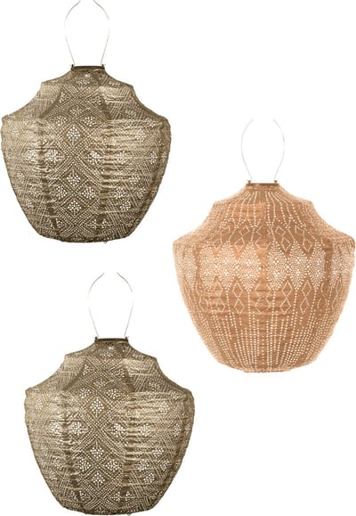 Lumiz Tuinverlichting op zonne energie - Solar tuinverlichting - Lumiz Solar Lampion - Crown Set - 3 stuks
