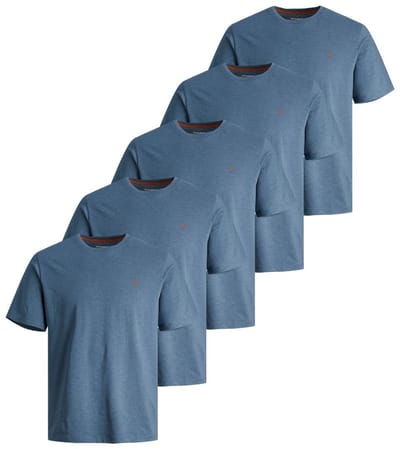 Jack & Jones Heren t-shirt 5 pack Essentials