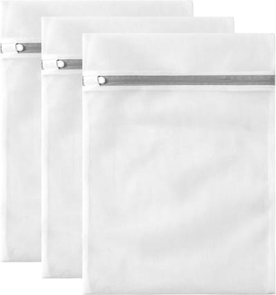 3 Pack Waszakken - Netwaszakken - Wasnetten - Wasnet Groot -Grote duurzame zakken - Delicate kleding - Perfect voor wasmachines - Jassen - Jeans - 30x40 - Huishoudelijk accessoire