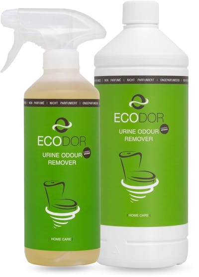 Ecodor UF2000 Urinegeur verwijderaar - 500 ml spray + 1L navulling – Urinegeur verwijderen - Enzym reiniger - Ongeparfumeerd