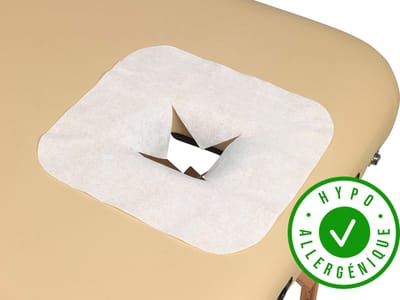 ZenGrowth® Disposable Facecovers – 200 stuks – Wit – Hypoallergeen – Bescherming voor de massagetafel – Hygiënisch
