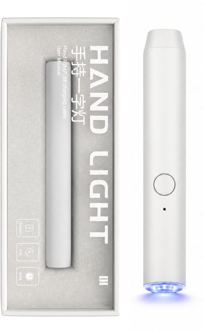 Guardian Beauty Nagellamp - Draagbaar Mini UV Hand Light - 180 mAh - 3 Watts - Wit