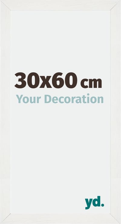 Your Decoration - Fotolijst 30x60 cm - MDF - Wit Geveegd - Mura