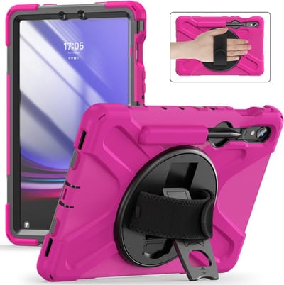 Coverup Tablethoes geschikt voor Samsung Galaxy Tab S10 Lite / S10 FE / S9 FE / S9 / S8 / S7 Hoesje - Heavy Duty Case - Roze