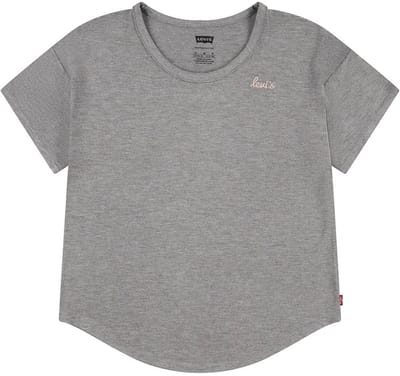 Levi´s ® Kids Favorite T-shirt Met Korte Mouwen Grijs 5 Years Meisje