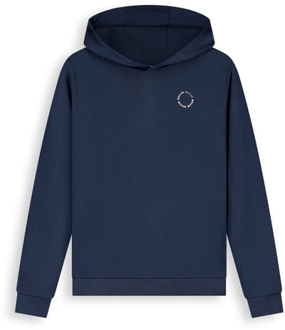 Ballin Amsterdam - Jongens Regular fit Sweaters Hoodie LS - Navy - Maat 8