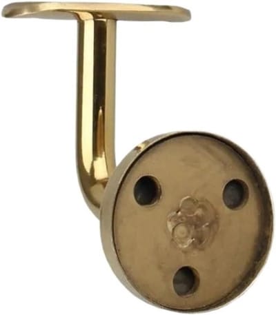 Leuninghouder - Leuningsteun - Trappen Beveiligen - Solide Constructie - 60 x 60 mm - Goud