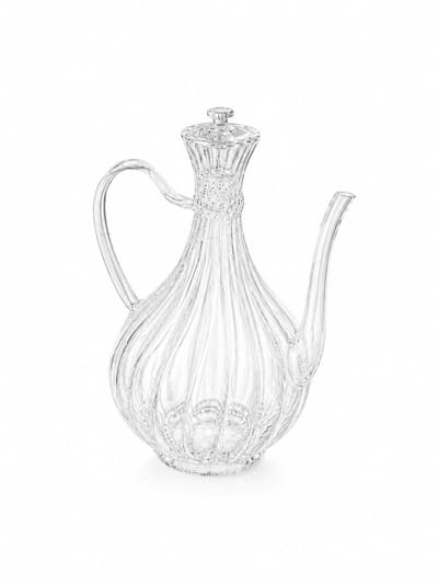 Bavary Oliekaraf 750 ml – Glazen Oliefles – Met Schenktuit en Handvat – Voor Olijfolie, Azijn, Dressing – Vintage Design