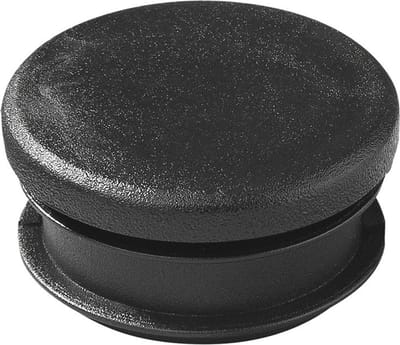 ProPlus Ronde inslagdop - Ø 30 mm - PE - zwart - veelzijdig gebruik