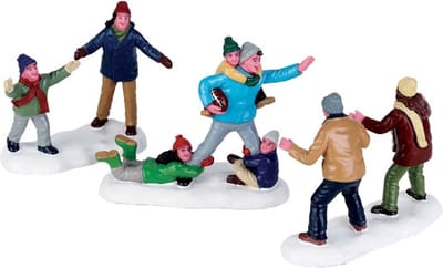 Lemax - Family Football, Set Of 3 uit de 2017 Collectie