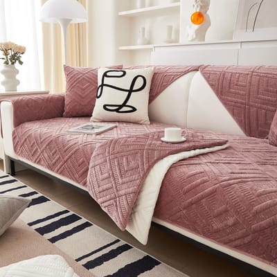Verdikte Jacquard Pluche Bankhoes Scandinavisch Modern Pluche Antislip Bankhoes Kussen Winter Warm Stofdichte Bankzitting Hoes Decor 70x70cm 1pcs