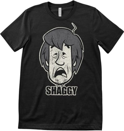 Scooby-Doo T-shirt Shaggy Distressed T-shirt WB-1-SBD006-H68-2