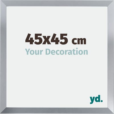 Your Decoration - Fotolijst 45x45 cm - MDF - Zilver Glans - Catania