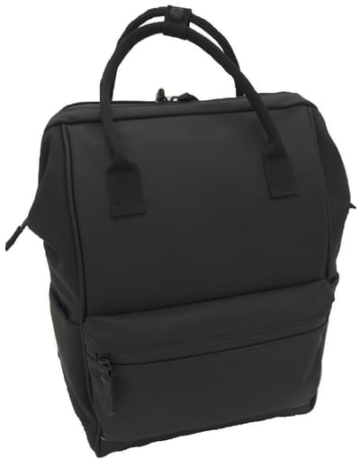 Daniel Ray Daveyton Dull Rubber PU Rugzak - Zwart