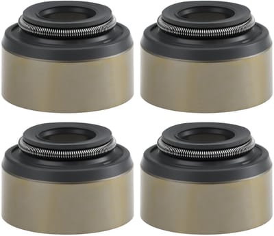 Dailygoods- Tractor Stem 4 Stuks - Compatibel met Kubota V2203/V2003/V2403/D1503/D170 - Afmetingen 11,3x15,3x10mm - Metaal/Rubber - Schokbestendig ontwerp - Klepsteel