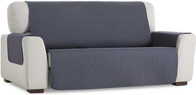 Belmarti Geo Quilt bankbeschermer - 240 cm - Grijs