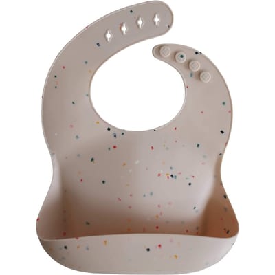 Mushie silicone slab Vanille Confetti