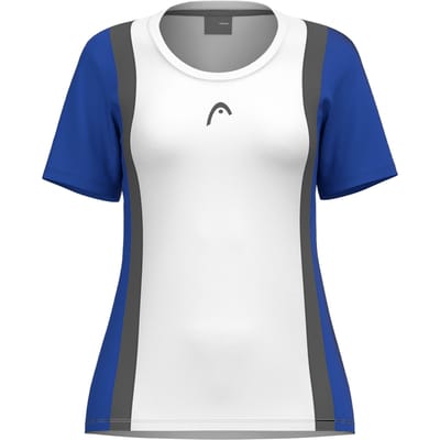 HEAD Club 25 Tech T-shirt Dames-Wit,Blauw