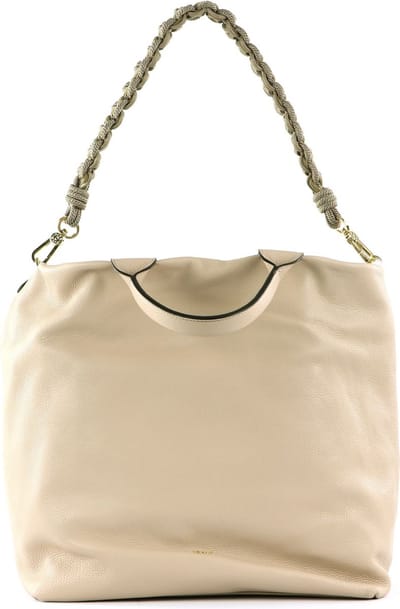 abro Leren Shopper Schoudertas Leather Dalia Bucket Kaia Big Natural Beige