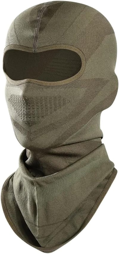 Dames Sjaal - Hoofdband Masker - Outdoor Activiteiten - Winddicht Ademend - One Size - Legergroen