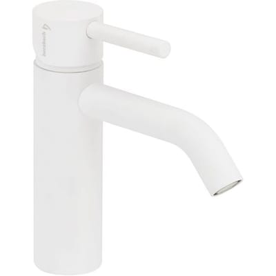 Herzbach DEEP WHITE Single-lever basin mixer M-Size spout 13 cm 23.203200.1.07