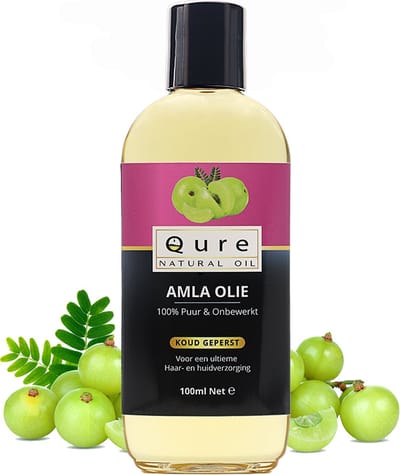 Amla Oil 100ml | Biologisch | 100% Puur & Onbewerkt | Amla Olie voor Haar, Gezicht en Lichaam | Huidolie | Haarolie