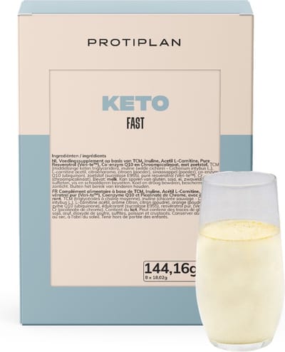 Protiplan - Keto Fast - 8 sticks - 18,02 g per stuk - Supplement