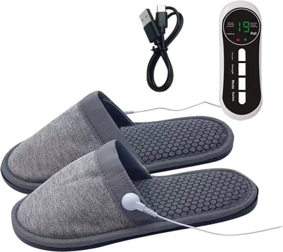 Elektrische EMS Voetmassage Slippers 260 mm met Acupressuur en Voetreflexologie – Apparaat voor Voetmassage, Pijnverlichting, Ontspanning en Spierherstel