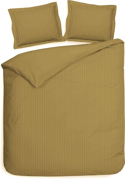 Heckettlane Amber-Gold Dekbedovertrek Banda 240x200-220 cm + 2 slopen 60x70 cm, gemaakt van 100% Katoen-Satijn