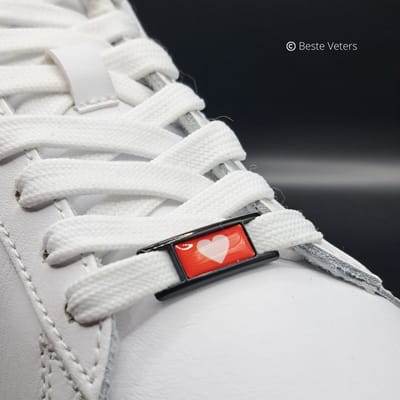 Beste Veters - Schoenaccessoires - Veter gesp - Air force - Schoen accessoire - Veter gesp hartje - af1 - Cadeau -AF1-Valentijnscadeau