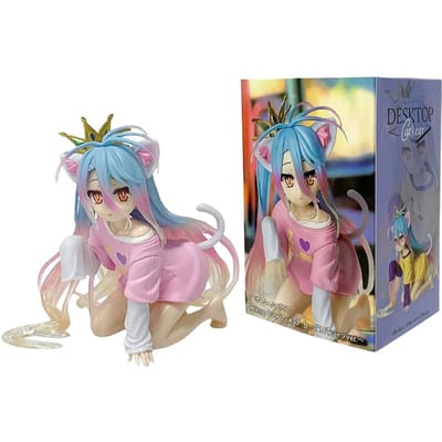 Nieuw op voorraad 12CM Shiro Actiefiguur NO GAME NO LIFE Shiro Figuur Model Speelgoed Anime Actiefiguur Speelgoed Cadeaus