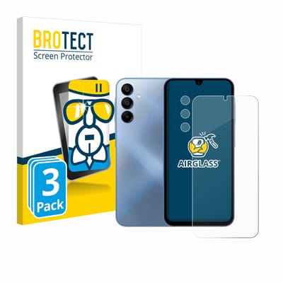 Screenprotector 3 Stuks voor Samsung Galaxy A15 (Voor+Camera) Beschermglas transparant