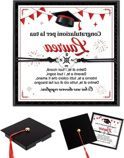 Afstudeerkaart Geschenkdoos - Cadeaukaart Afstuderen - Cadeau Geven - Uniek Ontwerp - 15 x 10 x 1 cm - Multicolor