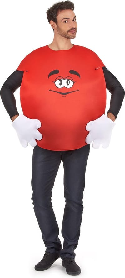 Rood snoep kostuum voor volwassenen  - Verkleedkleding - One size