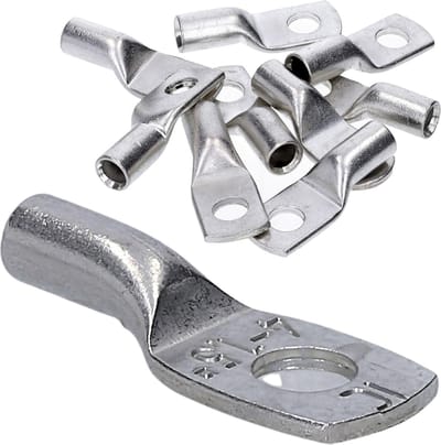 10 stuks Kalitec HR1-4 standaard buiskabelschoenen 1,0-1,5 mm² M4 I zonder kijkgat I Made in Germany