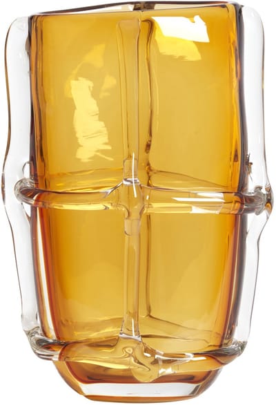 Light & Living windlicht DOLEGA in helder glas met crème – 23x18x33 cm