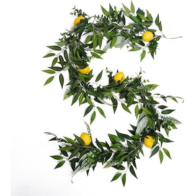 Kunstmatige Citroenslinger Decoratief Levensecht Groen Citroenrank Slinger voor Huis Bruiloft Decoratie 1pcs