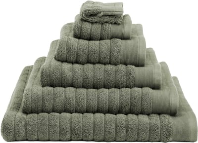 Heckettlane Badhanddoek Prestige - Hotelkwaliteit Handdoek van 100% Katoen - 60x110 cm - Handdoekenset 2 Stuks - Groen