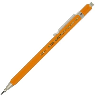 Mechanisch Potlood met 2mm Diameter Koppeling - Geel