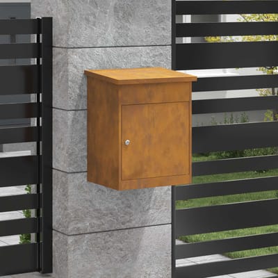 vidaXL - Pakket - Inwerpkoker - Roestig - 47,5 - x - 38 - x - 59 - cm - weervast - staal