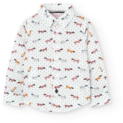 Boboli Poplin Overhemd Met Lange Mouwen Veelkleurig 12 Months Jongens