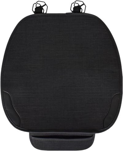 Comfortabele Zitkussen voor Voorstoelen, Antislip, Ademend en Vochtabsorberend, Geschikt voor de meeste Voertuigen, 50 x 50 cm (Zwart)