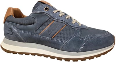 Bufflox Madrid Sneakers Blauw Leer en Suede Heren - Blauw - 41