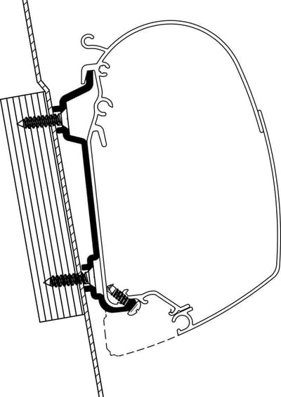 Thule Ford Transit Highroof Adapter Serie 5 - 2 stuks