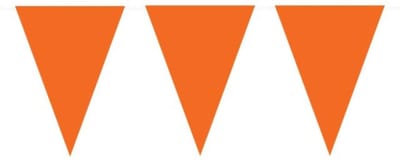 Vlaggenlijn oranje 20 puntenks