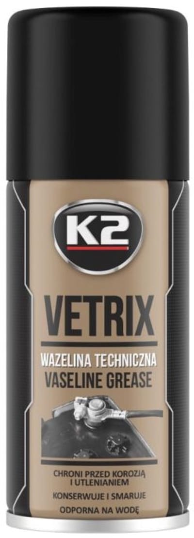 K2 Vetrix - Technische Vaseline in Aerosol - Waterbestendige Bescherming - Metaal- en Rubberonderhoud
