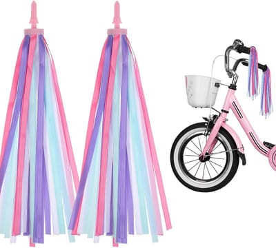 Fietsaccessoires Kinderen: Kleurrijke Stuurkwastjes voor Fiets, Loopfiets en Driewieler