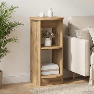vidaXL - Bijzetkast - Artisan - Eik - 40 - x - 40 - x - 75 - cm - Geconstrueerd - hout